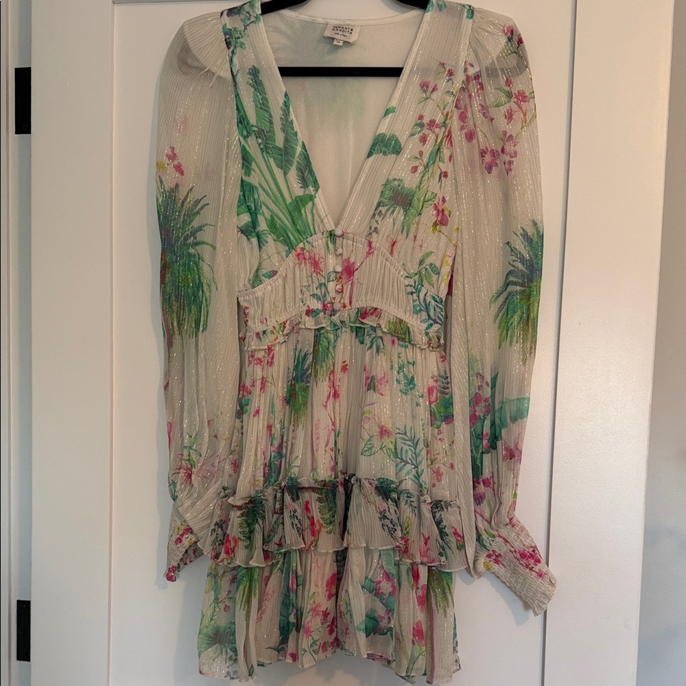 Hemant and Nandita mini floral dress
